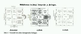 Abb 4 Grundriss des alten Amtsgerichts Solingen